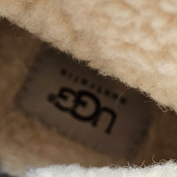 Womens UGG Blayre Brown Cream 1006039 Boots Cuff Sherpa Sheepskin 10 - Picture 12 of 16